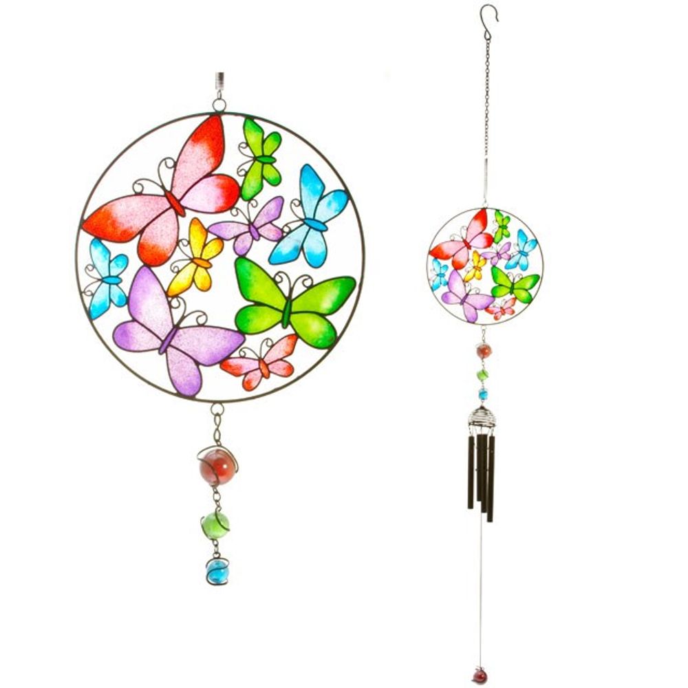 Eleanoras Circle Butterfly Windchime 