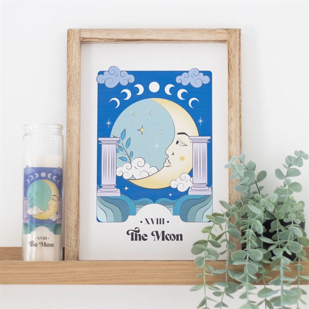 Eleanoras THE MOON CELESTIAL FRAMED PRINT Framed Prints