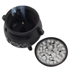 Eleanoras Triple Moon Cauldron Incense Cone Holder Incense Holders