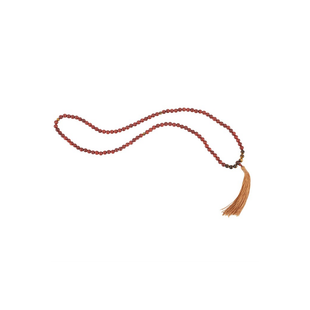 Eleanoras Self Expression Rosewood & Tiger's Eye Mallah Necklace 