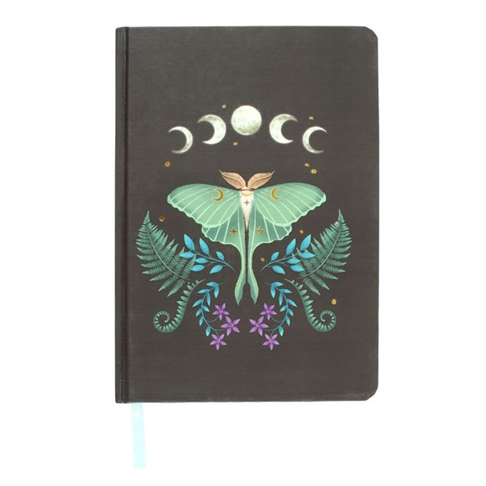 Eleanoras Luna Moth A5 Notebook Notebooks
