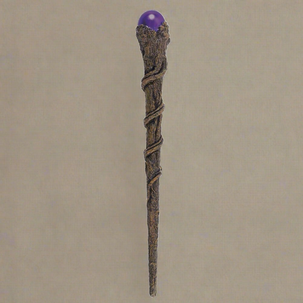 Eleanoras BRANCH WAND WITH PUPLE SPHERE Wands