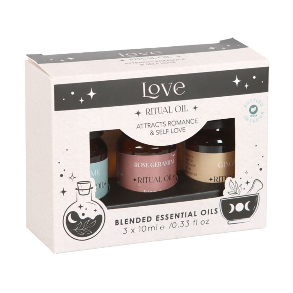 Eleanoras LOVE RITUAL SET OF 3 BLENDED ESSENTIAL OILS Essential Oils