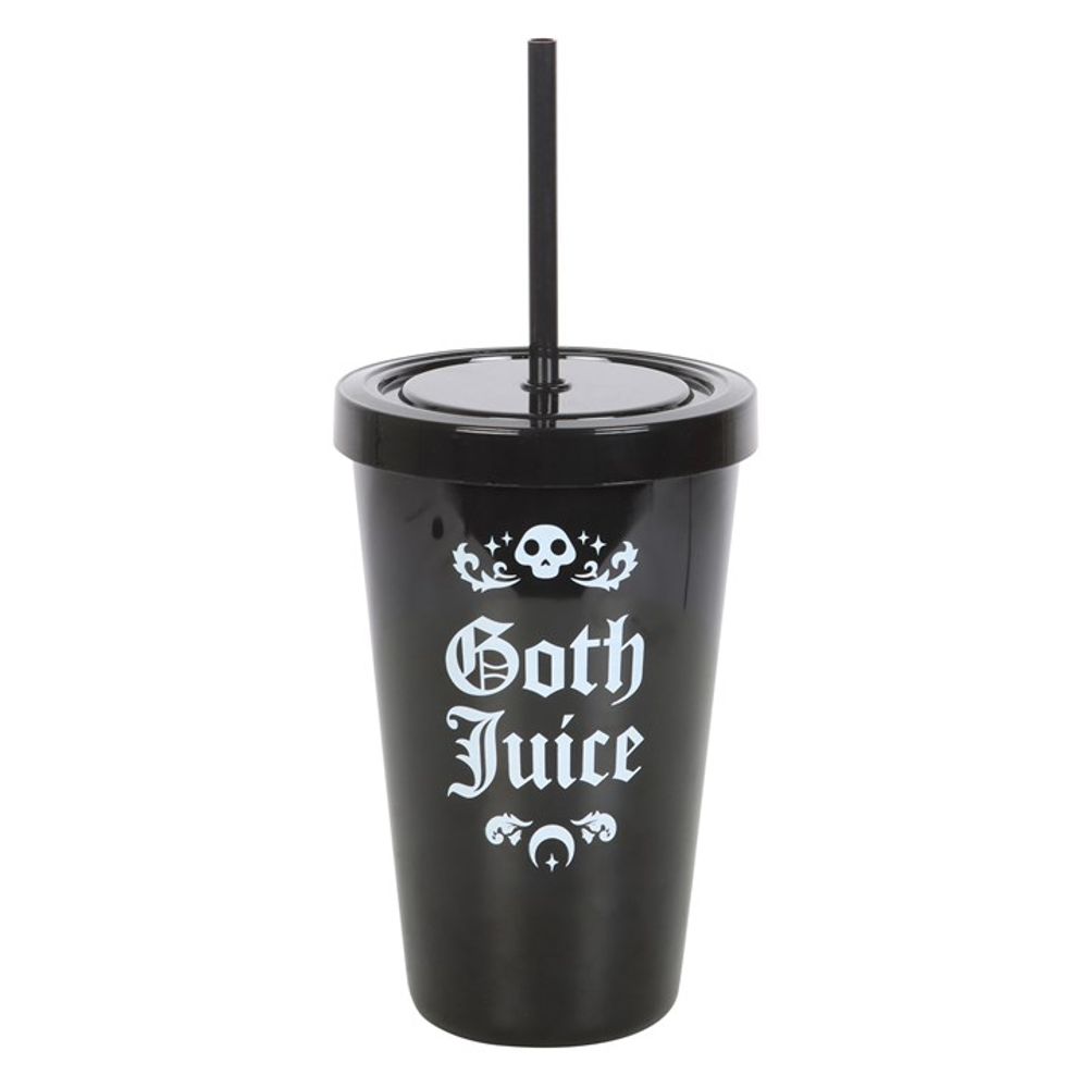 Eleanoras GOTH JUICE TUMBLER WITH STRAW Drinkware