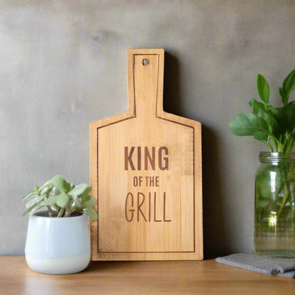 Eleanoras KING OF THE GRILL BAMBOO SERVING BOARD Serving Boards