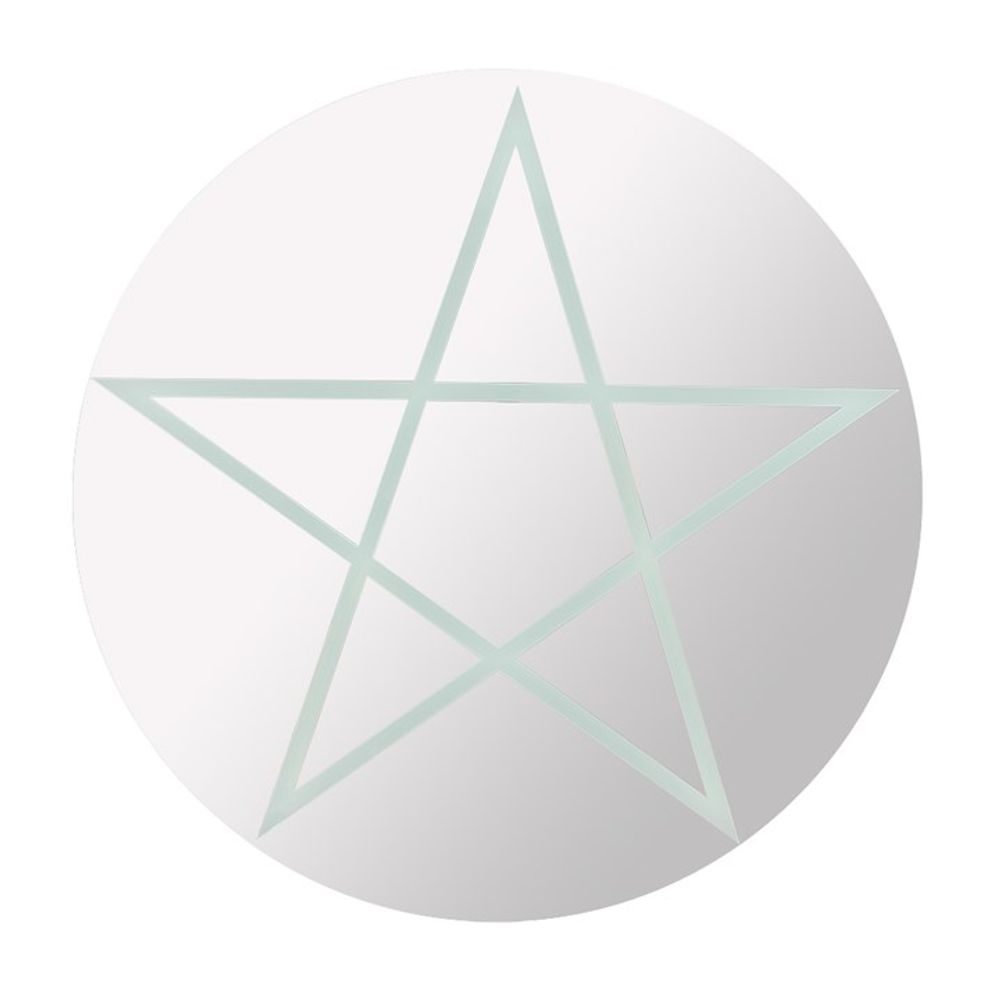 Eleanoras Round Pentagram Mirror 