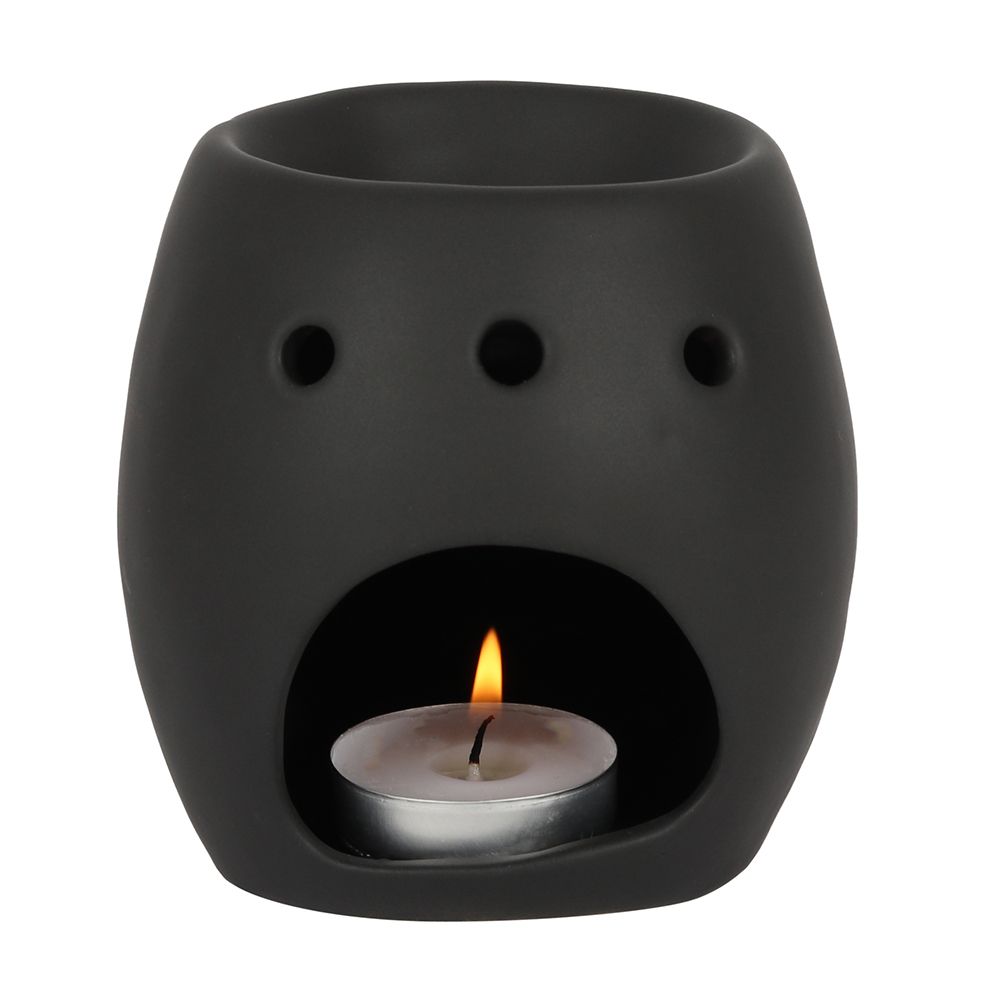 Eleanoras Black Skull Oil Burner Oil Burners