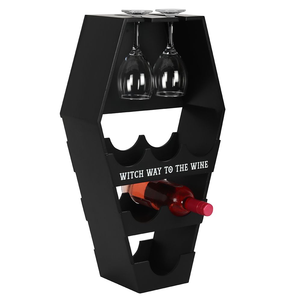 Eleanoras COFFIN WINE SHELF 