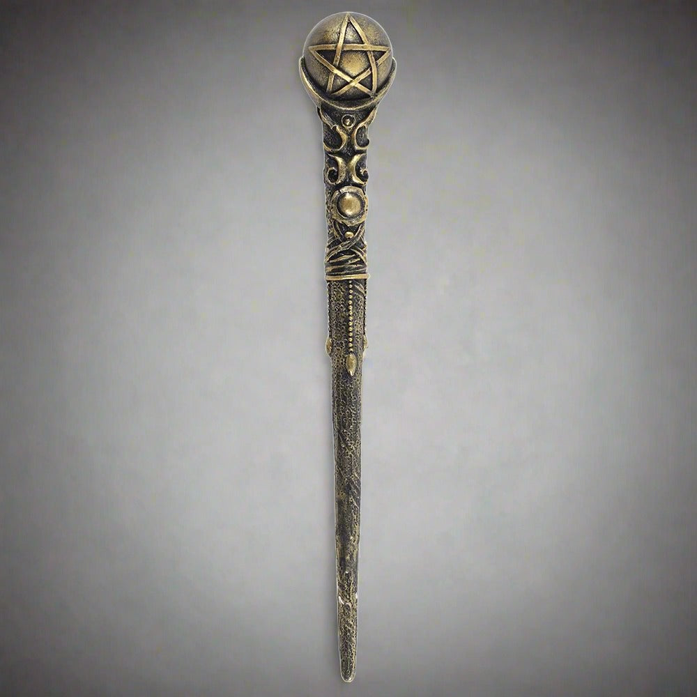 Eleanoras BRONZE PENTAGRAM WAND Wands