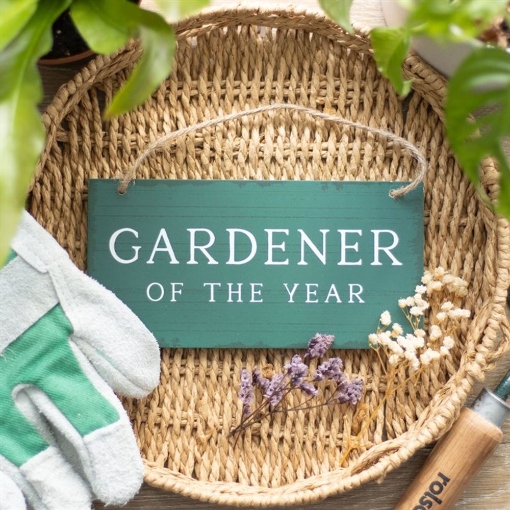 GARDENER OF THE YEAR HANGING SIGN