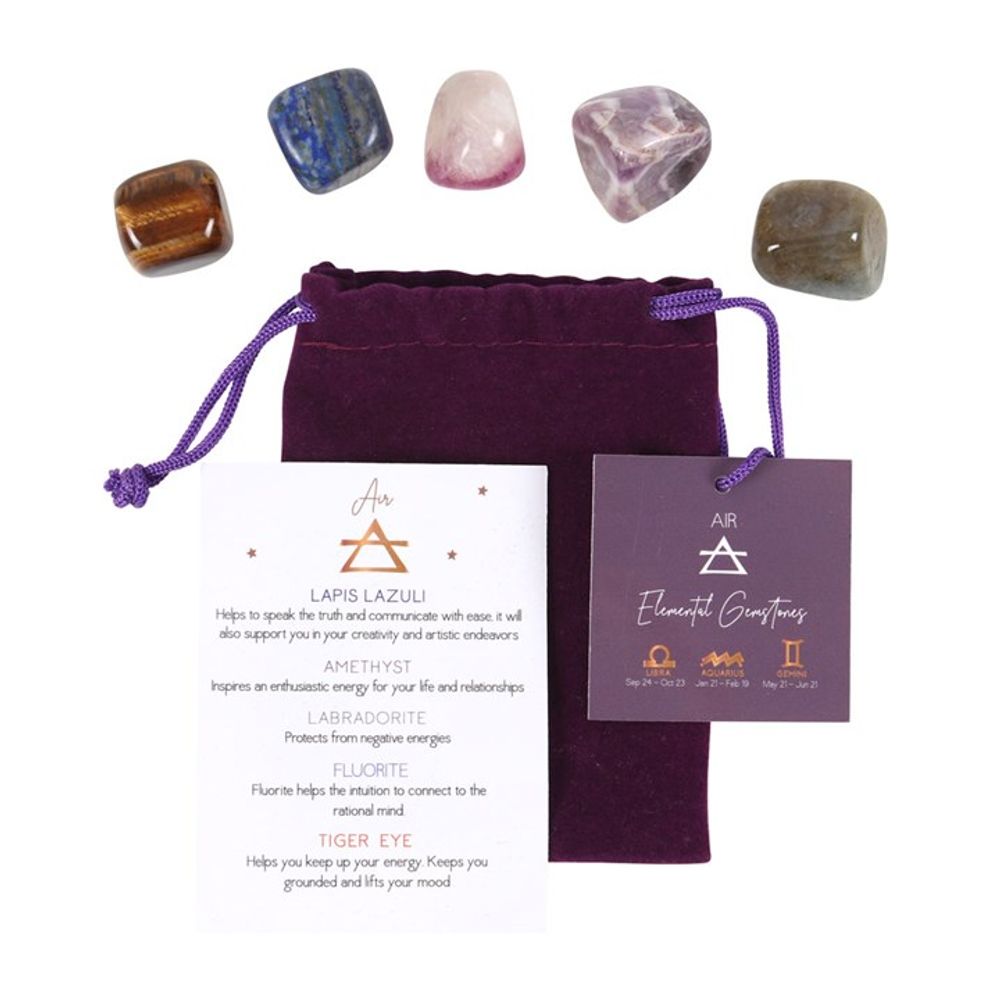 Eleanoras AIR ELEMENT TUMBLE GEMSTONE SET Crystals