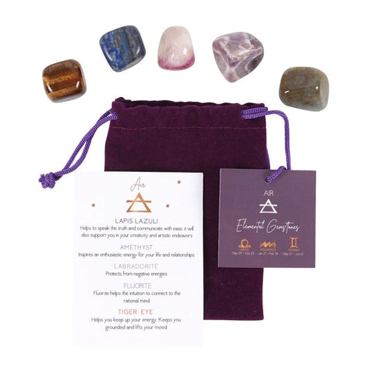 Eleanoras AIR ELEMENT TUMBLE GEMSTONE SET Crystals