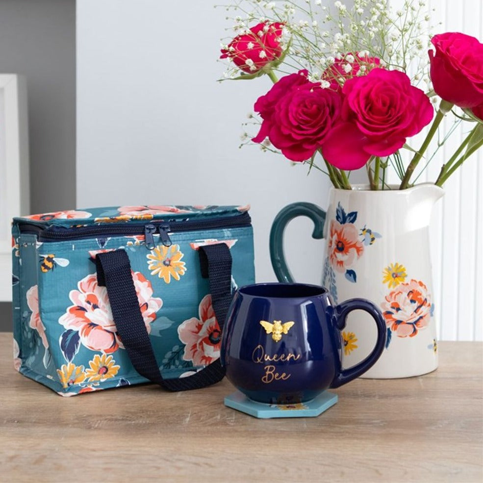 Eleanoras BEE-UTIFUL FLORAL CERAMIC FLOWER JUG Plant Pots