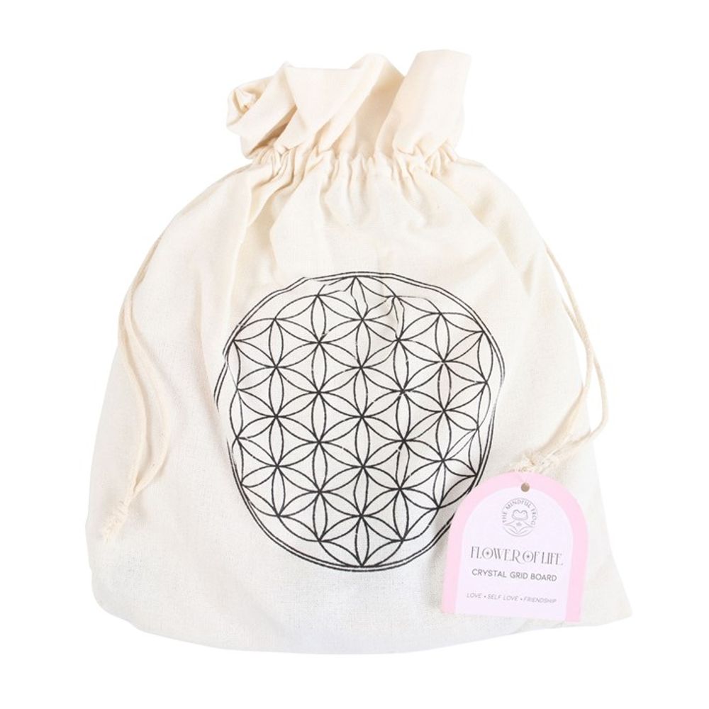 Eleanoras FLOWER OF LIFE CRYSTAL GRID SET CRYSTALS