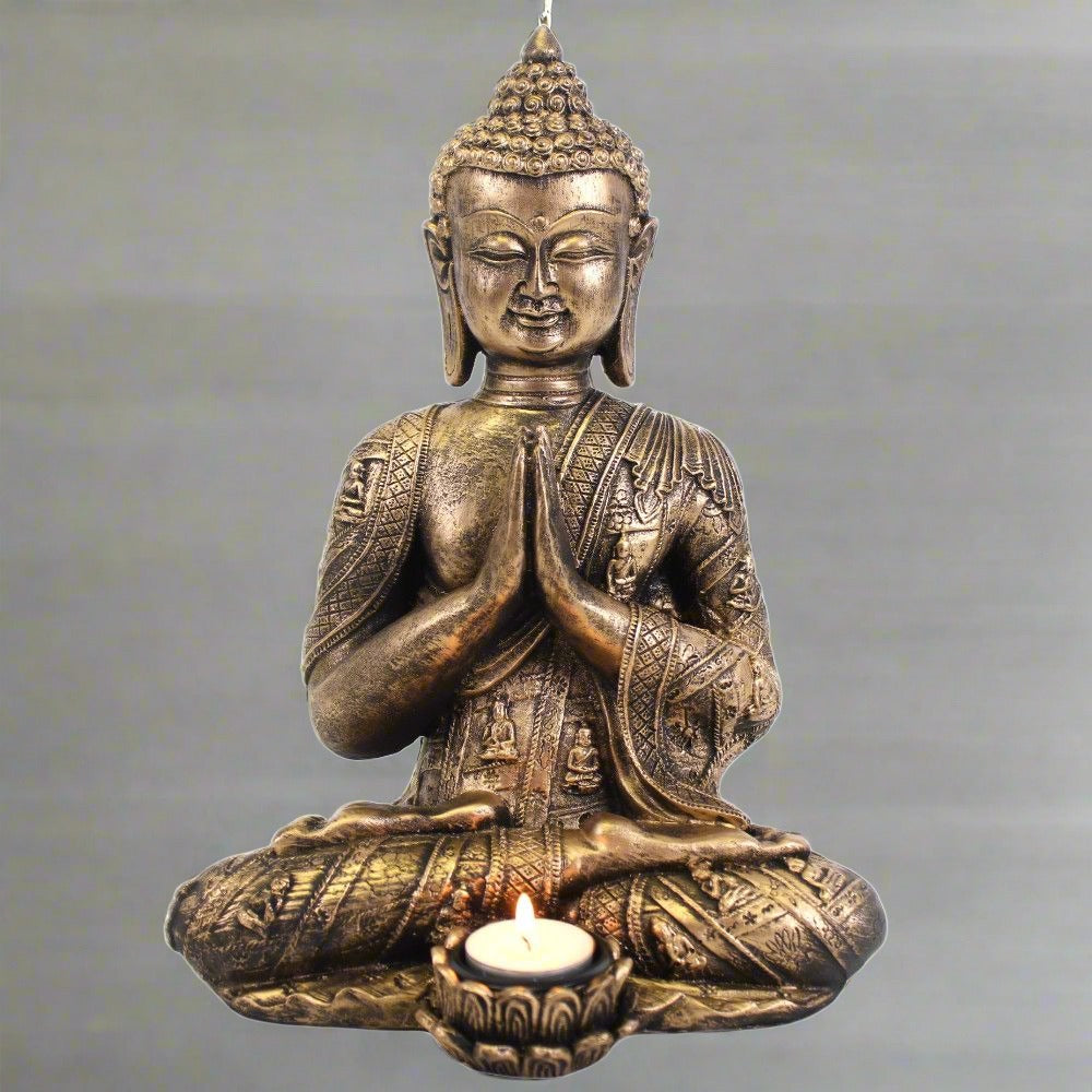 Eleanoras BUDDHA TEALIGHT HOLDER LARGE CANDLE HOLDERS