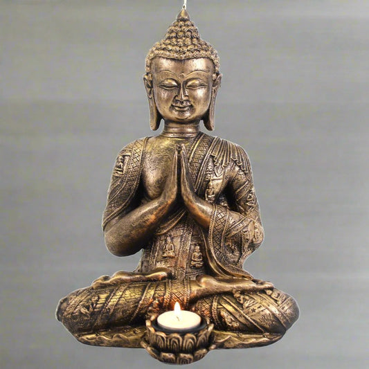 Eleanoras BUDDHA TEALIGHT HOLDER LARGE CANDLE HOLDERS