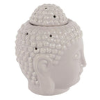 Eleanoras SMALL GREY BUDDHA HEAD OIL BURNER Oil Burners