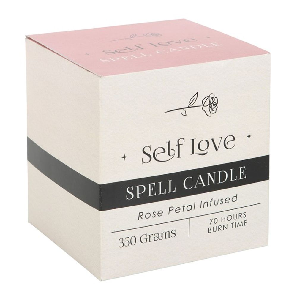 Eleanoras SELF LOVE ROSE PETAL INFUSED SPELL CANDLE SPELL CANDLES