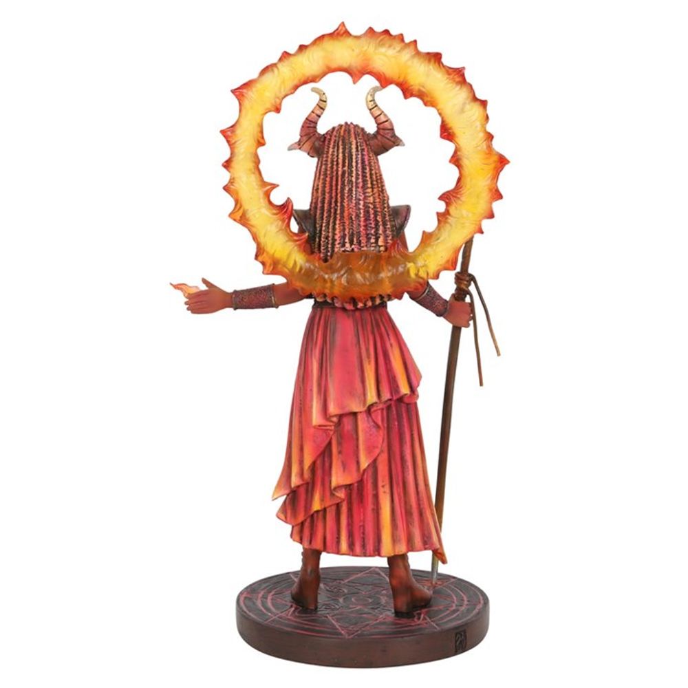 Eleanoras Fire Elemental Sorceress Figurine by Anne Stokes 