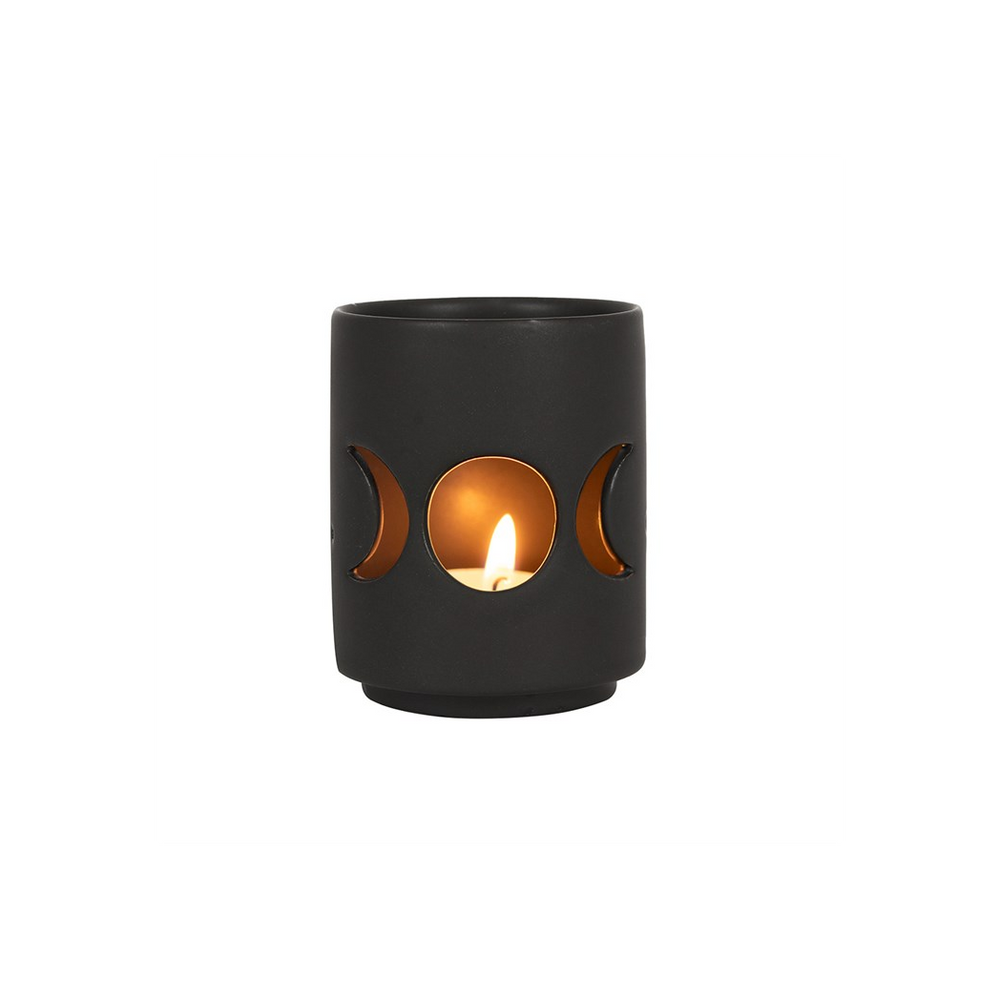 Eleanoras TRIPLE MOON SMALL CUT OUT TEALIGHT HOLDER Candle Holders