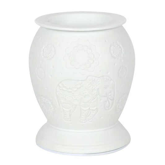 ELEPHANT WHITE CERAMIC ELECTRIC OIL BURNER