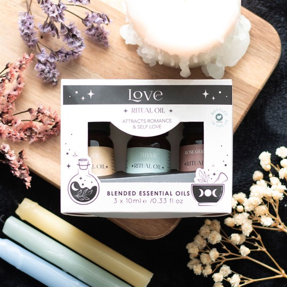 Eleanoras LOVE RITUAL SET OF 3 BLENDED ESSENTIAL OILS Essential Oils