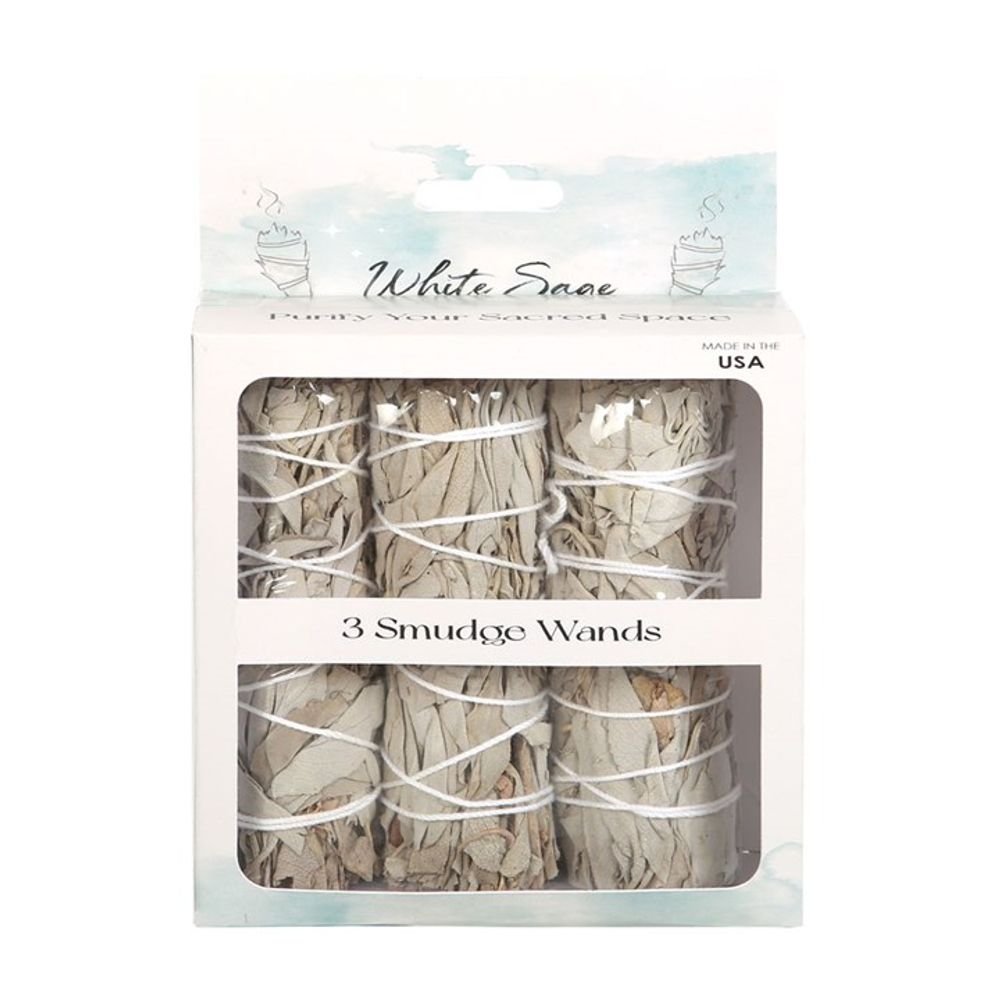 Eleanoras Set Of 3 White Sage Smudge Wands Smudge Sticks