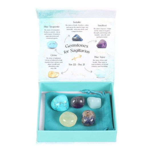 Eleanoras Sagittarius Crystal Tumblestone Set CRYSTALS