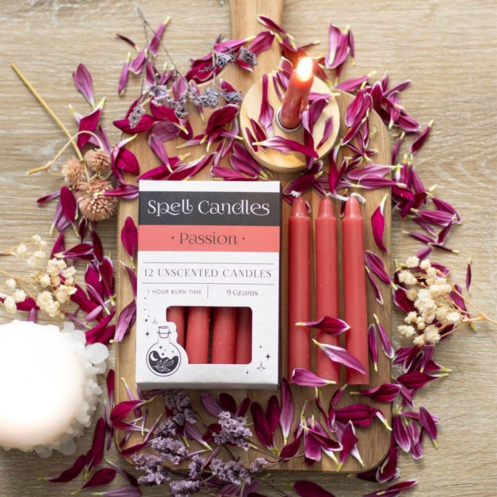 Eleanoras PASSION PACK OF 12 SPELL CANDLES Spell Candles