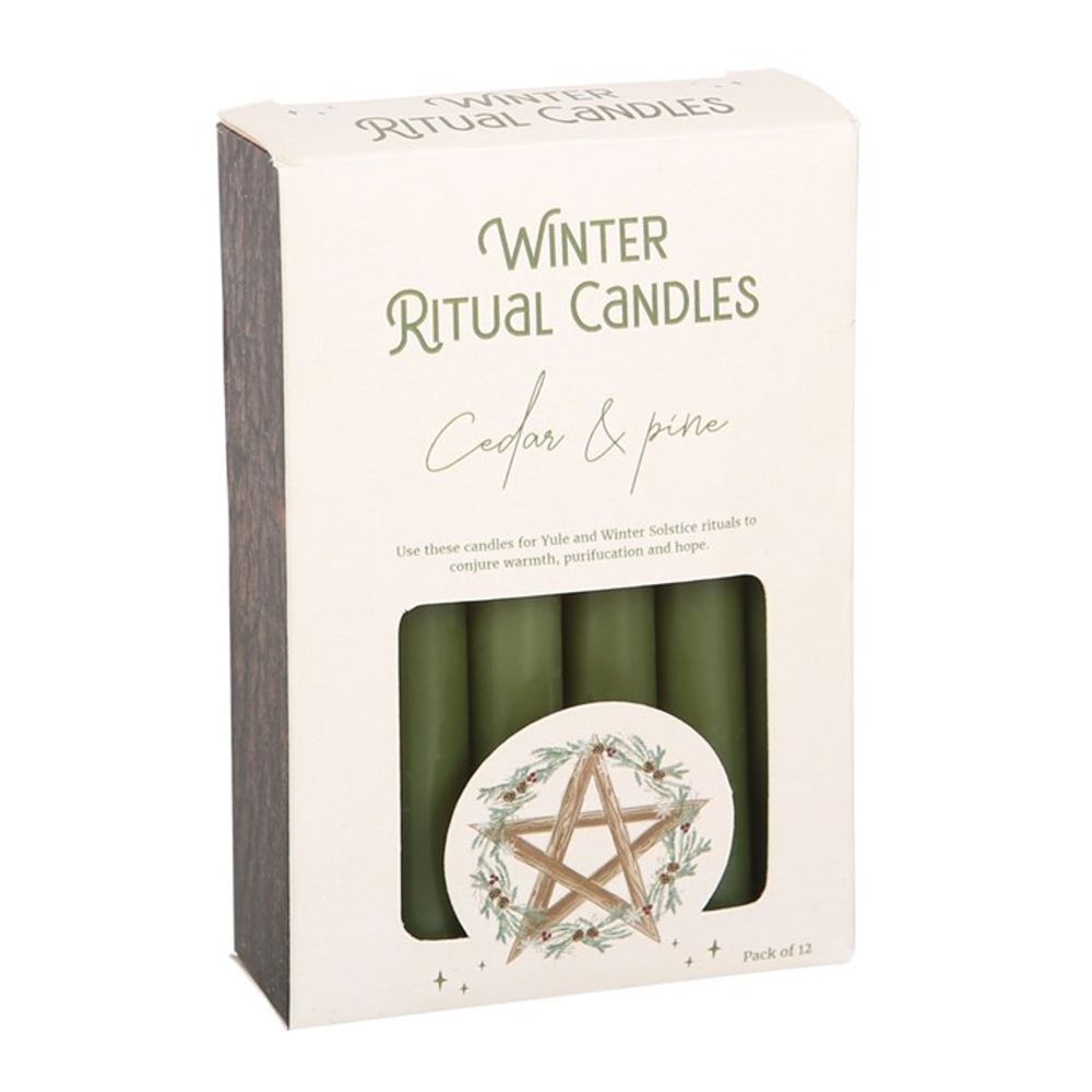 CEDAR & PINE WINTER RITUAL SPELL CANDLES